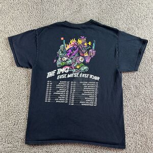 TMG Tiny Meat Gang Shirt Mens Large Black East West East Tour Short Sleeve